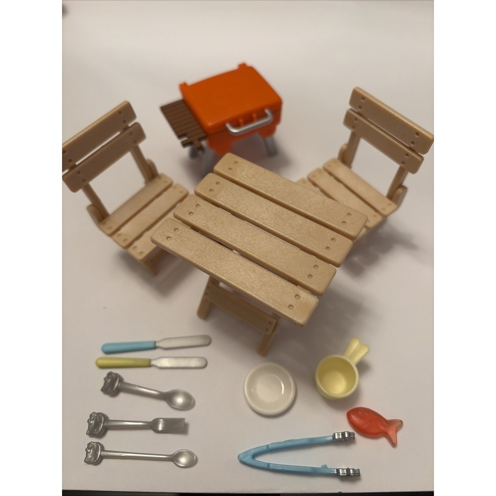 Calico‎ Critters Barbecue Picnic Set - PARTIAL SET